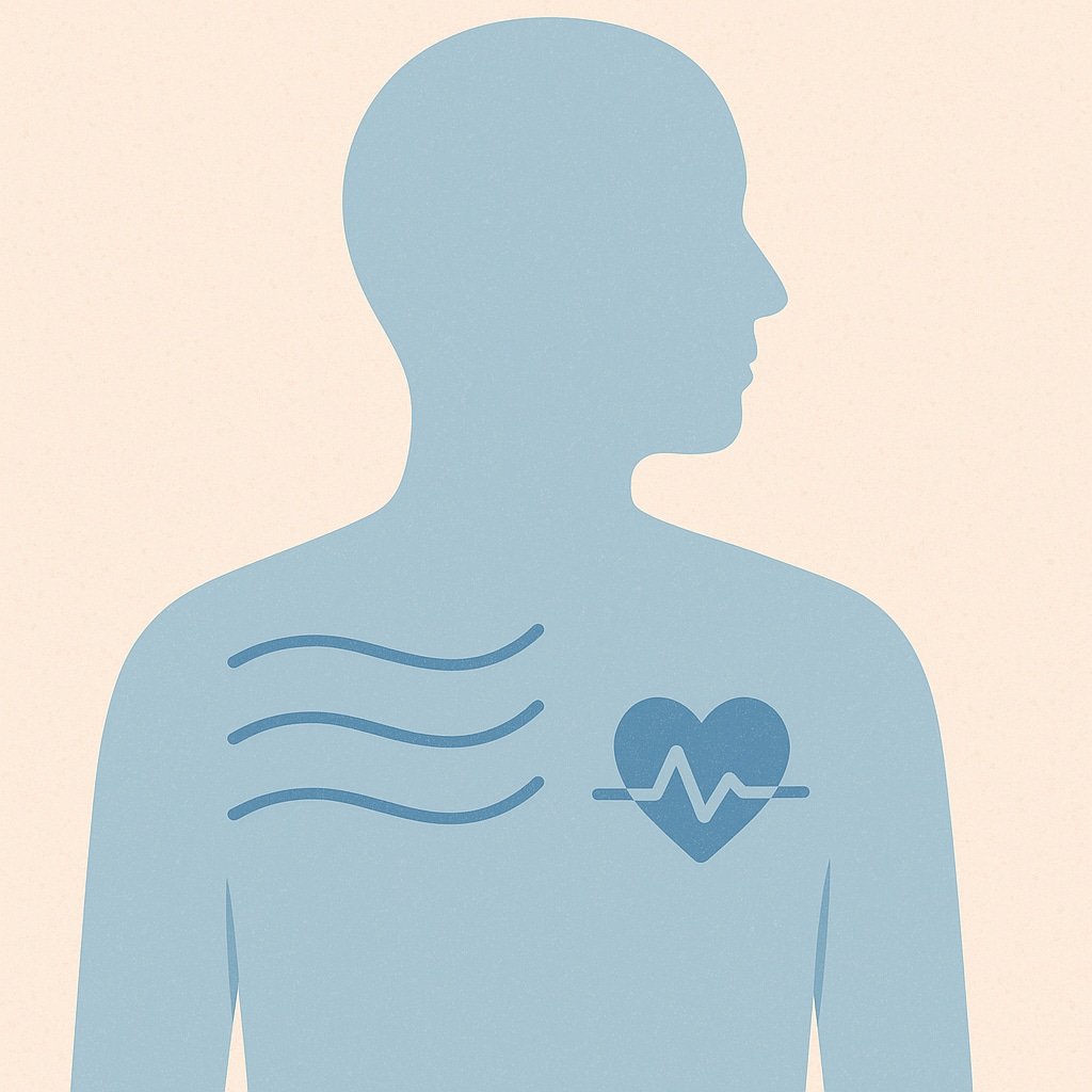 Illustration explaining how a panic attack affects the body and mind<br />
