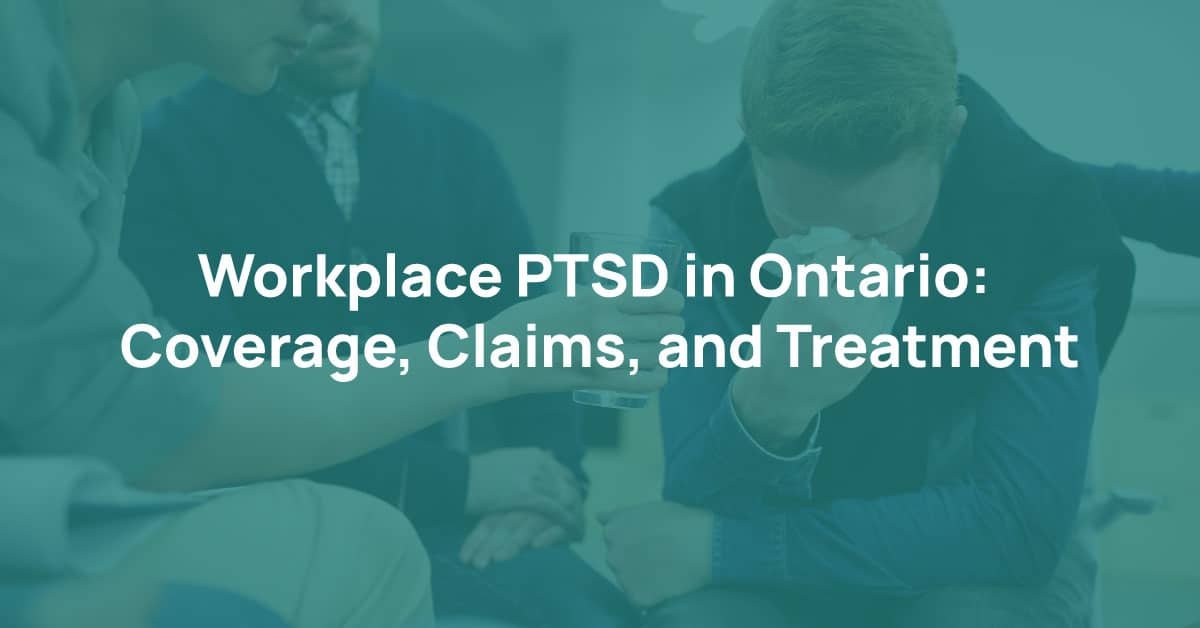 Adult resting calmly at home after a shift reflecting on workplace PTSD recovery and WSIB Ontario coverage